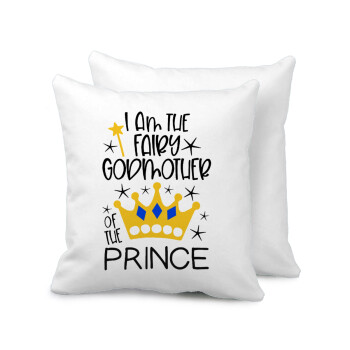 I am the fairy Godmother of the Prince, Sofa cushion 40x40cm includes filling