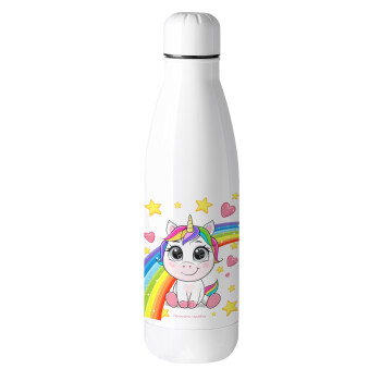 Unicorn baby με όνομα, Metal mug thermos (Stainless steel), 500ml