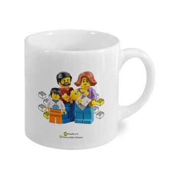 Τύπου Lego family, Κουπάκι κεραμικό, για espresso 150ml