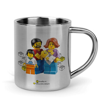 Τύπου Lego family, Mug Stainless steel double wall 300ml