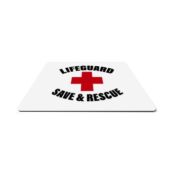 Lifeguard Save & Rescue, Mousepad rect 27x19cm