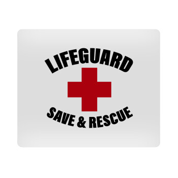 Lifeguard Save & Rescue, Mousepad rect 23x19cm