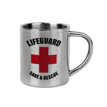 Lifeguard Save & Rescue, Mug Stainless steel double wall 300ml