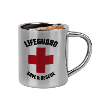 Lifeguard Save & Rescue, Double-wall metal cup for espresso (220ml)