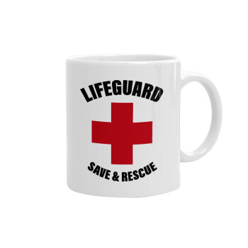 Lifeguard Save & Rescue, Ceramic coffee mug, 330ml (1pcs)
