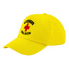 Child's Baseball Cap, 100% Cotton Twill, Yellow (COTTON, CHILD, UNISEX, ONE SIZE)