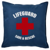 Sofa cushion Blue 50x50cm includes filling