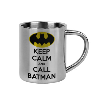 KEEP CALM & Call BATMAN, Mug Stainless steel double wall 300ml