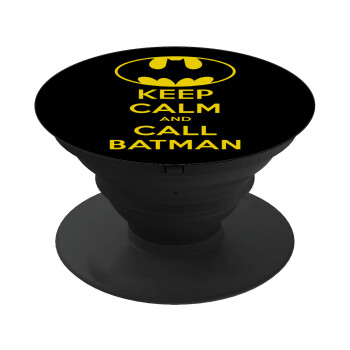 KEEP CALM & Call BATMAN, Phone Holders Stand  Black Hand-held Mobile Phone Holder