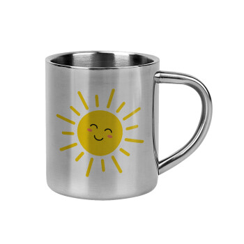 Happy sun, Mug Stainless steel double wall 300ml