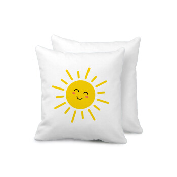 Happy sun, Sofa cushion 40x40cm includes filling