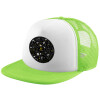 Adult Soft Trucker Hat with Mesh GREEN/WHITE (POLYESTER, ADULT, ONE SIZE)