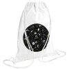 Backpack pouch GYMBAG white (28x40cm)