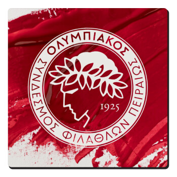 Olympiacos F.C., Τετράγωνο μαγνητάκι ξύλινο 6x6cm