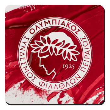 Olympiacos F.C., Τετράγωνο μαγνητάκι ξύλινο 9x9cm