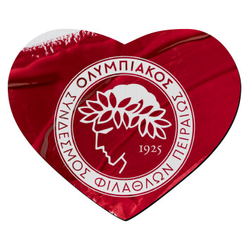 Olympiacos F.C., Mousepad heart 23x20cm
