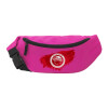 Unisex waist bag (banana) in PINK color with 2 pockets