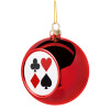 Christmas tree ball Red 8cm