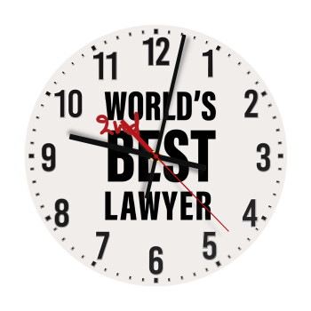 2nd, World Best Lawyer , Ρολόι τοίχου ξύλινο (30cm)