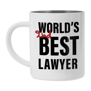 2nd, World Best Lawyer , Mug Stainless steel double wall 450ml