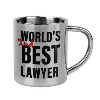 2nd, World Best Lawyer , Mug Stainless steel double wall 300ml