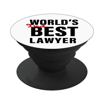 2nd, World Best Lawyer , Phone Holders Stand  Black Hand-held Mobile Phone Holder
