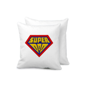 Super Dad 3D, Sofa cushion 40x40cm includes filling