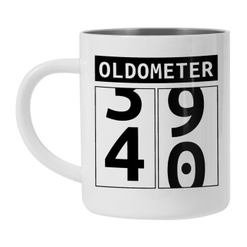 OLDOMETER, Mug Stainless steel double wall 450ml