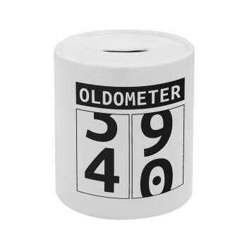 OLDOMETER, Κουμπαράς πορσελάνης με τάπα