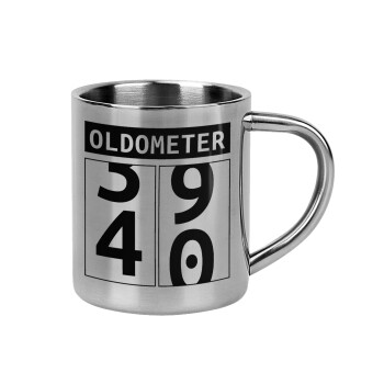 OLDOMETER, Mug Stainless steel double wall 300ml