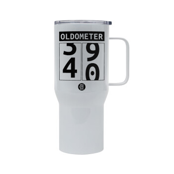 OLDOMETER, Tumbler με καπάκι, διπλού τοιχώματος (θερμό) 750L