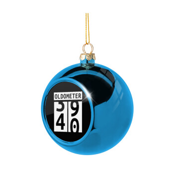OLDOMETER, Χριστουγεννιάτικη μπάλα δένδρου Μπλε 8cm