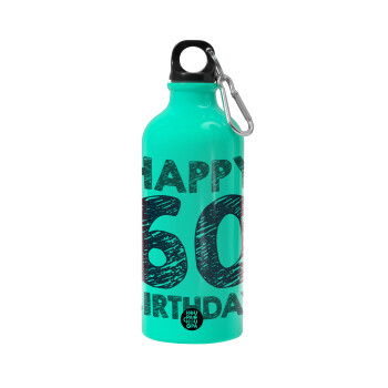 Happy 60 birthday!!!, Water bottle 600ml