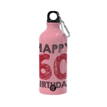 Happy 60 birthday!!!, Water bottle 600ml