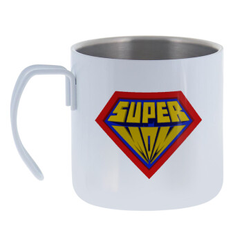 Super Mom 3D, Mug Stainless steel double wall 400ml