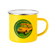 Yellow Enamel Metallic Cup 360ml