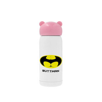 Buttman, Pink stainless steel thermal flask, 320ml