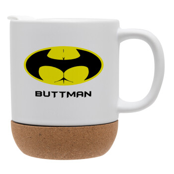 Buttman, Ceramic coffee mug Cork (MAT), 330ml (1pcs)