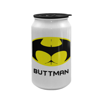 Buttman, Κούπα ταξιδιού μεταλλική με καπάκι (tin-can) 500ml