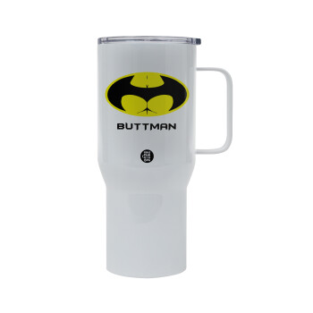 Buttman, Mega Stainless steel Tumbler with lid, double wall 750L