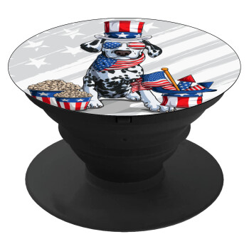 Happy 4th of July, Phone Holders Stand  Black Hand-held Mobile Phone Holder