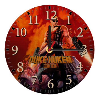 Duke nukem, Ρολόι τοίχου ξύλινο plywood (20cm)