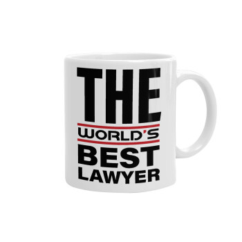The world's best Lawyer, Ceramic coffee mug, 330ml (1pcs)