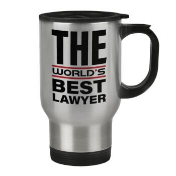 The world's best Lawyer, Κούπα ταξιδιού ανοξείδωτη με καπάκι, διπλού τοιχώματος (θερμό) 450ml