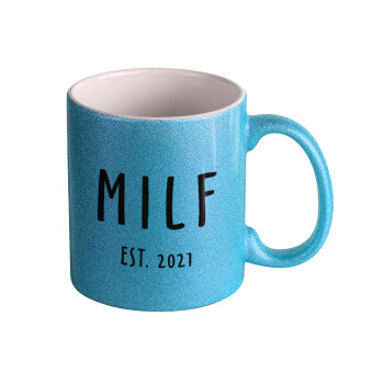 MILF, Κούπα Σιέλ Glitter που γυαλίζει, κεραμική, 330ml