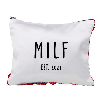 MILF, Red sequin cosmetic bag