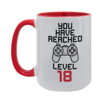 You have Reached level AGE, Κούπα Mega 15oz, κεραμική Κόκκινη, 450ml