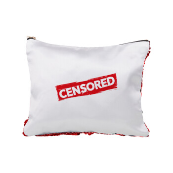 Censored, Τσαντάκι νεσεσέρ με πούλιες (Sequin) Κόκκινο