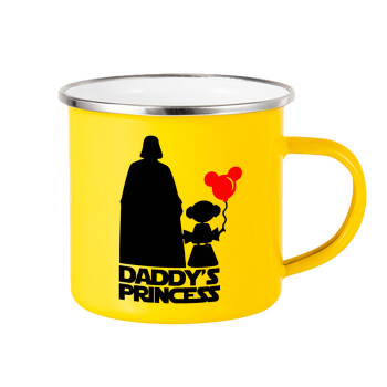 Daddy's princess, Yellow Enamel Metallic Cup 360ml