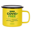 Metallic enamel MATT Yellow cup 360ml